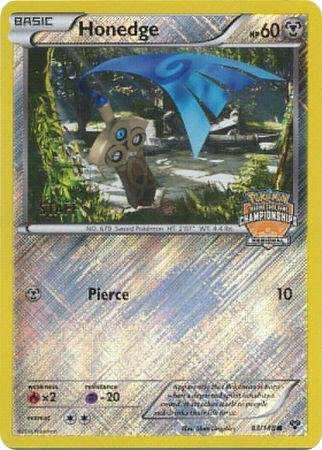 Honedge 83/146 (Regional Championships) [Staff] 083/146 Reverse Holofoil League & Championship Cards