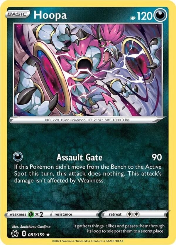 Hoopa 083/159 Reverse Holofoil Crown Zenith Hoopa 083/159 Reverse Holofoil Crown Zenith