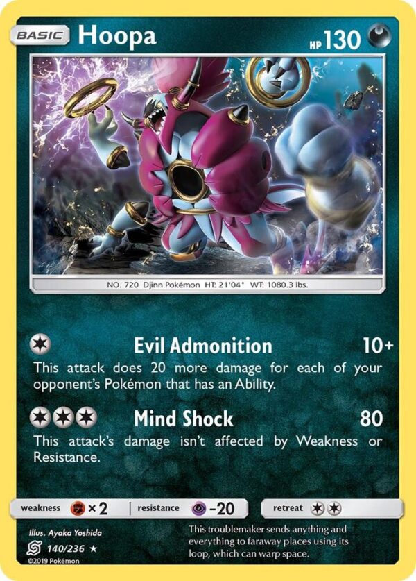 Hoopa 140/236 Holofoil SM – Unified Minds