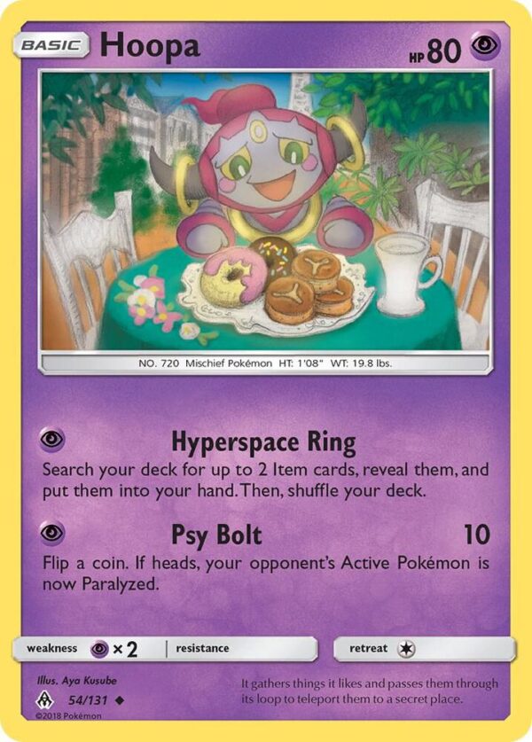 Hoopa 54/131 Reverse Holofoil SM – Forbidden Light