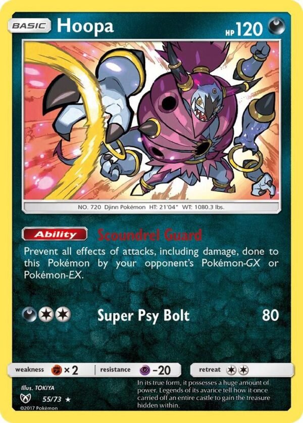 Hoopa 55/73 Holofoil Shining Legends