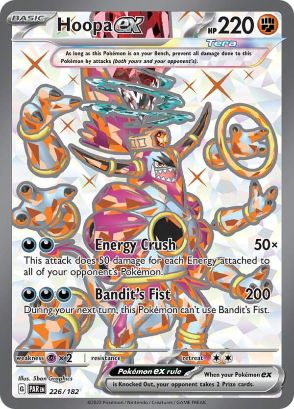 Hoopa ex 226/182 Holofoil SV04: Paradox Rift Hoopa ex 226/182 Holofoil SV04: Paradox Rift