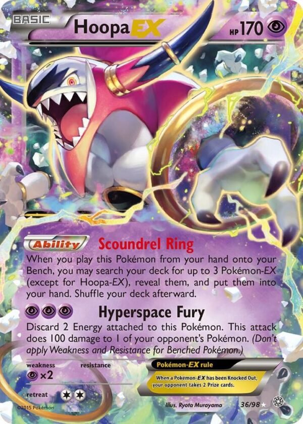 Hoopa EX 36/98 Holofoil XY – Ancient Origins Hoopa EX 36/98 Holofoil XY – Ancient Origins
