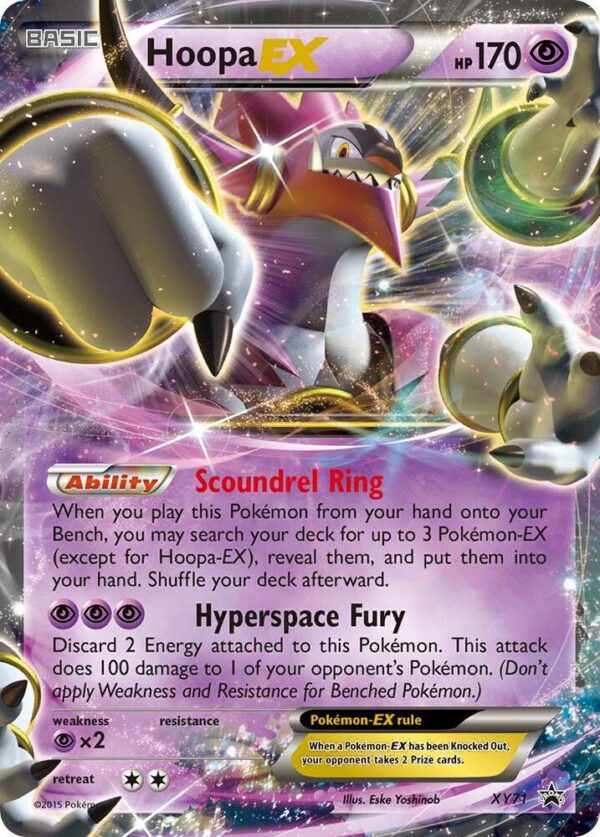 Hoopa EX XY71 Holofoil XY Promos