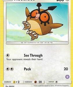 Hoothoot (1) 106/147 Normal SM Trainer Kit: Alolan Sandslash & Alolan Ninetales