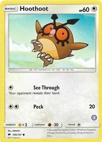 Hoothoot (1) | 106/147 | Normal | SM Trainer Kit: Alolan Sandslash & Alolan Ninetales