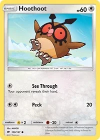 Hoothoot | 106/147 | Reverse Holofoil | SM - Burning Shadows