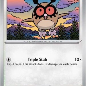 Hoothoot 114/142 Reverse Holofoil SV07: Stellar Crown