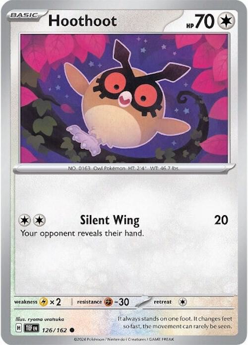 Hoothoot 126/162 Normal SV05: Temporal Forces