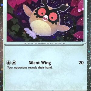 Hoothoot 126 (Cosmos Holo) 126/162 Holofoil SV: Scarlet & Violet Promo Cards Hoothoot 126 (Cosmos Holo) 126/162 Holofoil SV: Scarlet & Violet Promo Cards