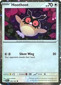 Hoothoot | 126 (Cosmos Holo) | 126/162 | Holofoil | SV: Scarlet & Violet Promo Cards