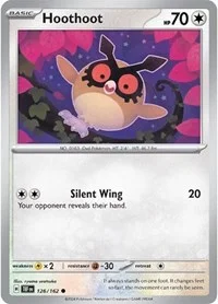 Hoothoot | 126/162 | Normal | SV05: Temporal Forces Hoothoot | 126/162 | Normal | SV05: Temporal Forces