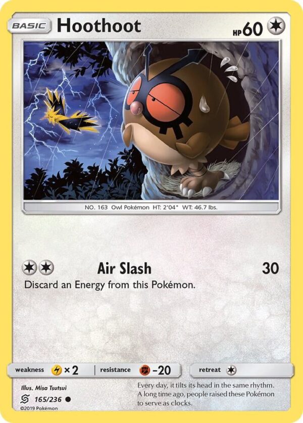 Hoothoot 165/236 Normal SM – Unified Minds Hoothoot 165/236 Normal SM – Unified Minds