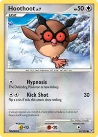 Hoothoot | 85/130 | Reverse Holofoil | Diamond and Pearl