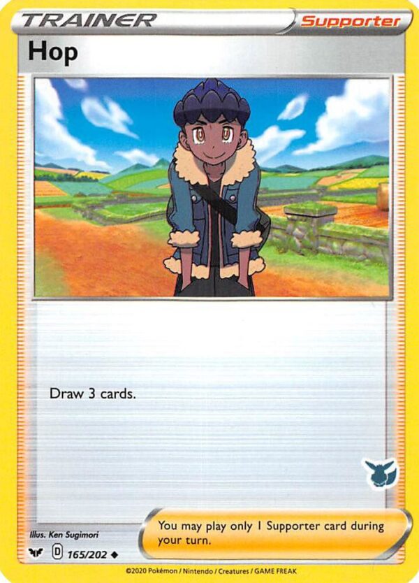 Hop 165/202 (Eevee Stamped) Normal Battle Academy 2022 Hop 165/202 (Eevee Stamped) Normal Battle Academy 2022