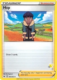 Hop | 165/202 (#13 Pikachu Stamped) | Normal | Battle Academy 2022 Hop | 165/202 (#13 Pikachu Stamped) | Normal | Battle Academy 2022