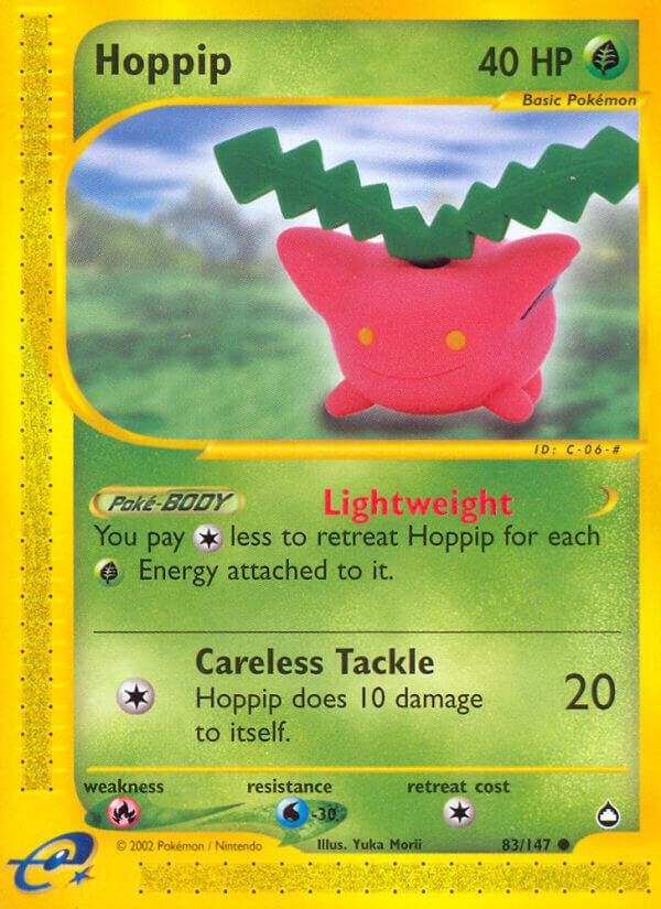 Hoppip 083/147 Reverse Holofoil Aquapolis