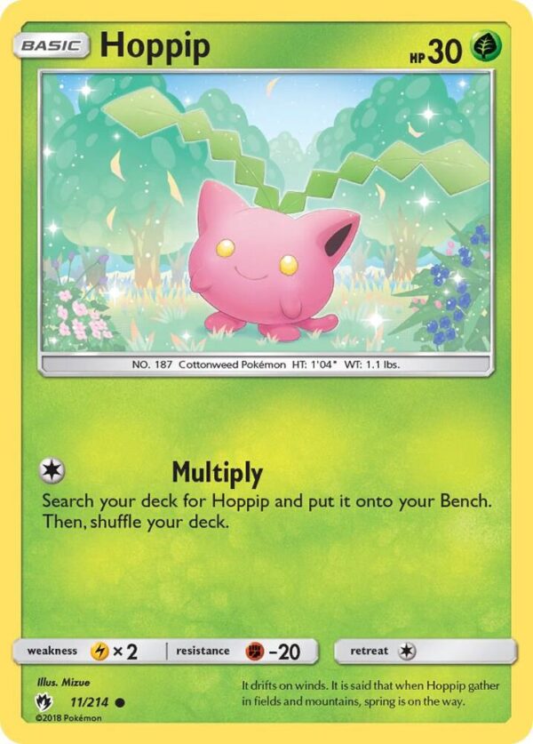 Hoppip (11) 11/214 Reverse Holofoil SM – Lost Thunder
