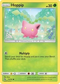 Hoppip (11) | 11/214 | Reverse Holofoil | SM - Lost Thunder