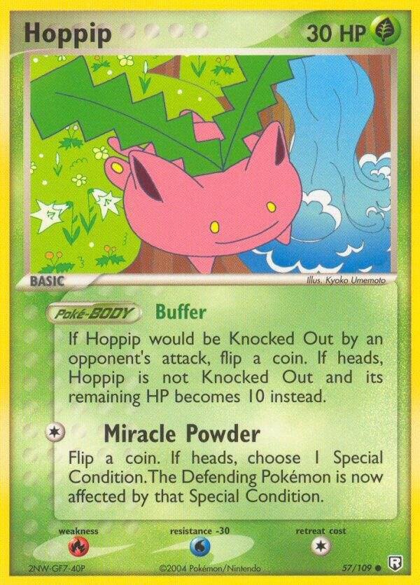 Hoppip 57/109 Reverse Holofoil Team Rocket Returns Hoppip 57/109 Reverse Holofoil Team Rocket Returns