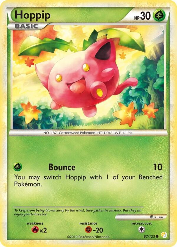 Hoppip 67/123 Reverse Holofoil HeartGold SoulSilver