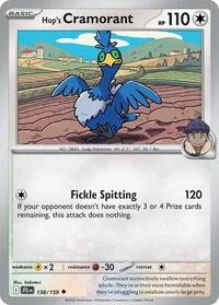 Hop's Cramorant | 138/159 | Normal | SV09: Journey Together Hop's Cramorant | 138/159 | Normal | SV09: Journey Together