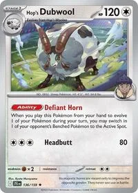 Hop's Dubwool | 136/159 | Holofoil | SV09: Journey Together