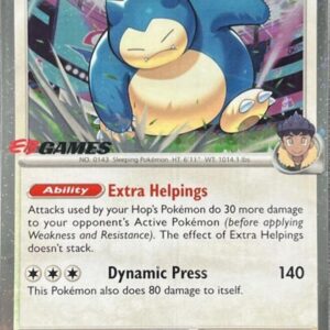 Hop’s Snorlax 117/159 (EB Games) (Cosmos Holo) Holofoil Miscellaneous Cards & Products