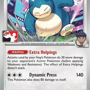 Hop’s Snorlax 117/159 Normal Prize Pack Series Cards