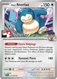 Hop's Snorlax | 117/159 | Normal | Prize Pack Series Cards