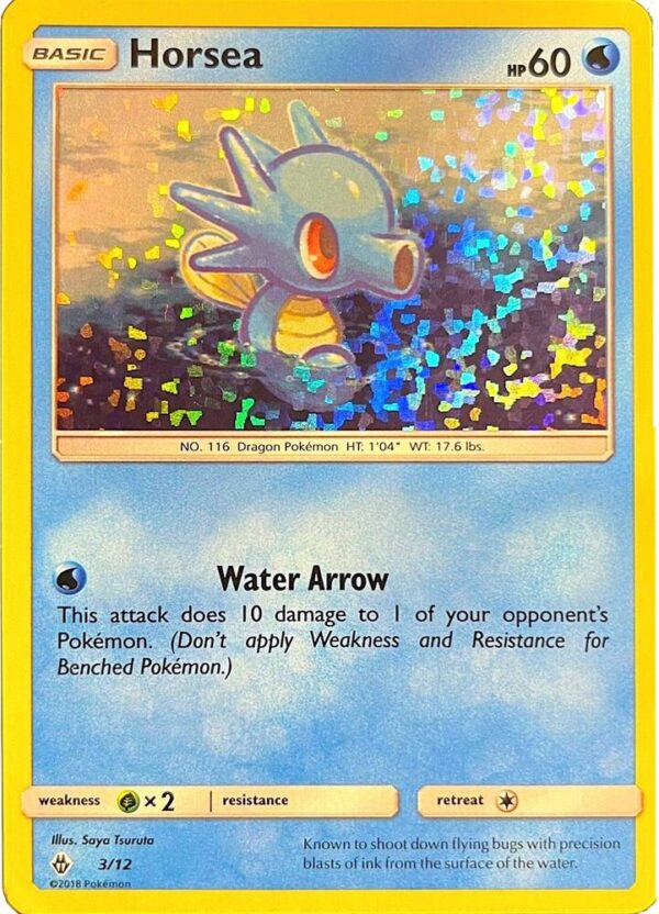 Horsea 3/12 003/012 Holofoil McDonald’s Promos 2018