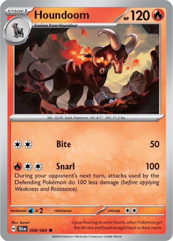 Houndoom 008/064 Normal SV: Shrouded Fable Houndoom 008/064 Normal SV: Shrouded Fable