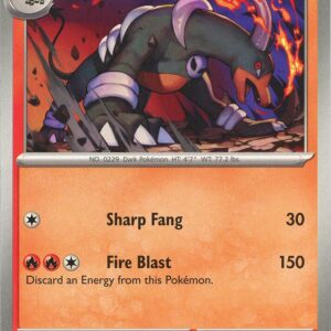 Houndoom 034/198 Normal SV01: Scarlet & Violet Base Set