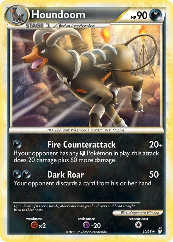Houndoom 10/95 Reverse Holofoil Call of Legends Houndoom 10/95 Reverse Holofoil Call of Legends