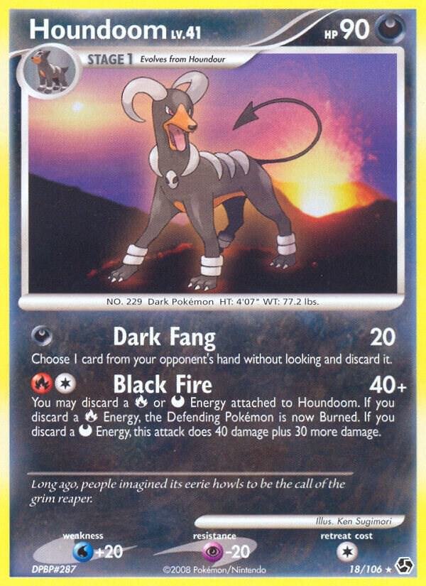 Houndoom 18/106 Reverse Holofoil Great Encounters