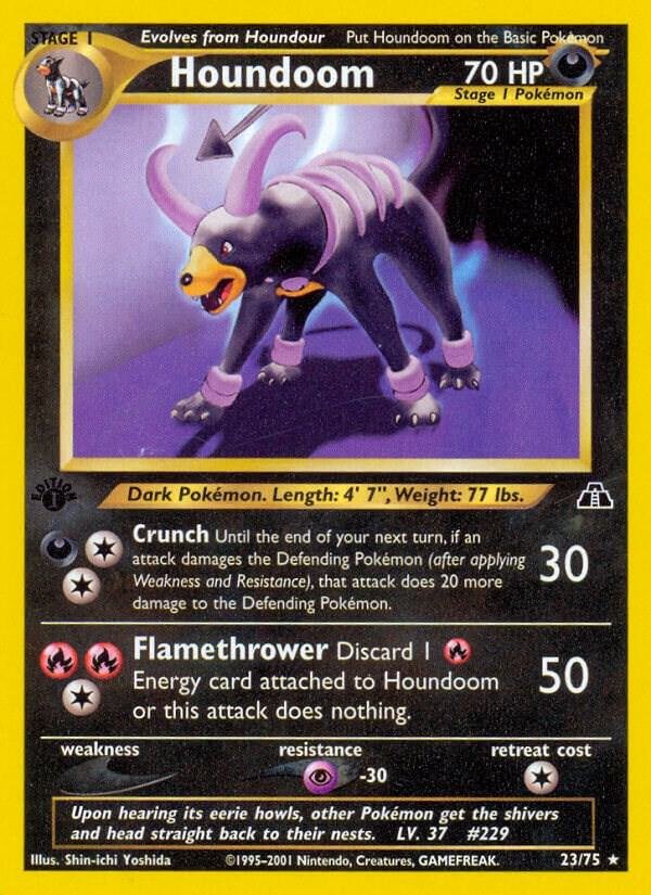 Houndoom (23) 23/75 Unlimited Neo Discovery