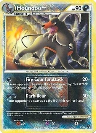 Houndoom 5/90 (League Promo) 005/090 Reverse Holofoil League & Championship Cards