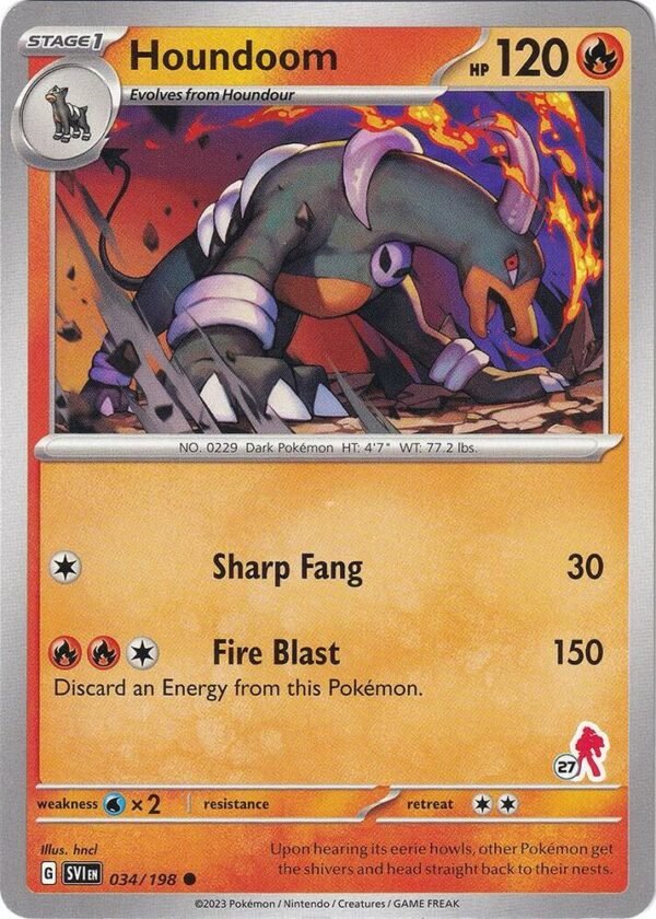 Houndoom Armarouge 27 034/198 Normal Battle Academy 2024 Houndoom Armarouge 27 034/198 Normal Battle Academy 2024