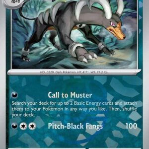Houndoom (Master Ball Pattern) 063/131 Holofoil SV: Prismatic Evolutions Houndoom (Master Ball Pattern) 063/131 Holofoil SV: Prismatic Evolutions