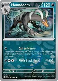 Houndoom (Poke Ball Pattern) | 063/131 | Holofoil | SV: Prismatic Evolutions