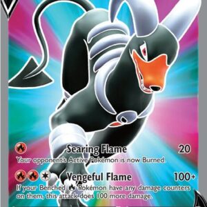 Houndoom V (Full Art) 178/189 Holofoil SWSH03: Darkness Ablaze