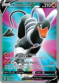 Houndoom V (Full Art) | 178/189 | Holofoil | SWSH03: Darkness Ablaze