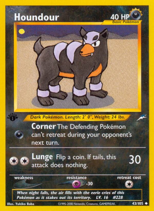 Houndour 043/105 Unlimited Neo Destiny