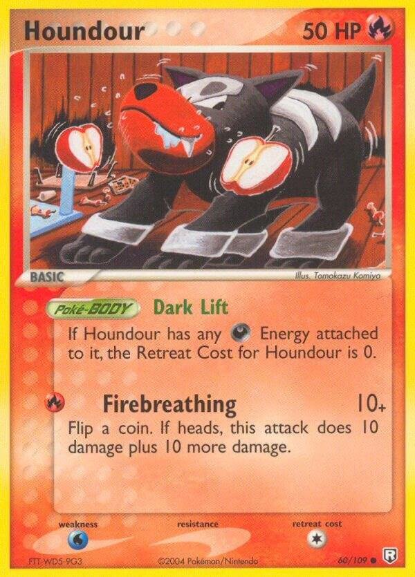 Houndour 060/109 Reverse Holofoil Team Rocket Returns Houndour 060/109 Reverse Holofoil Team Rocket Returns