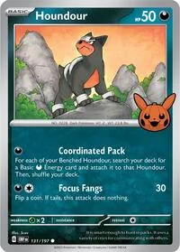 Houndour | 131/197 | Normal | Trick or Trade BOOster Bundle 2024