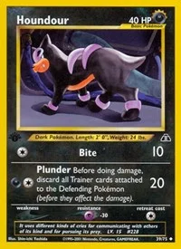 Houndour (39) | 39/75 | 1st Edition | Neo Discovery