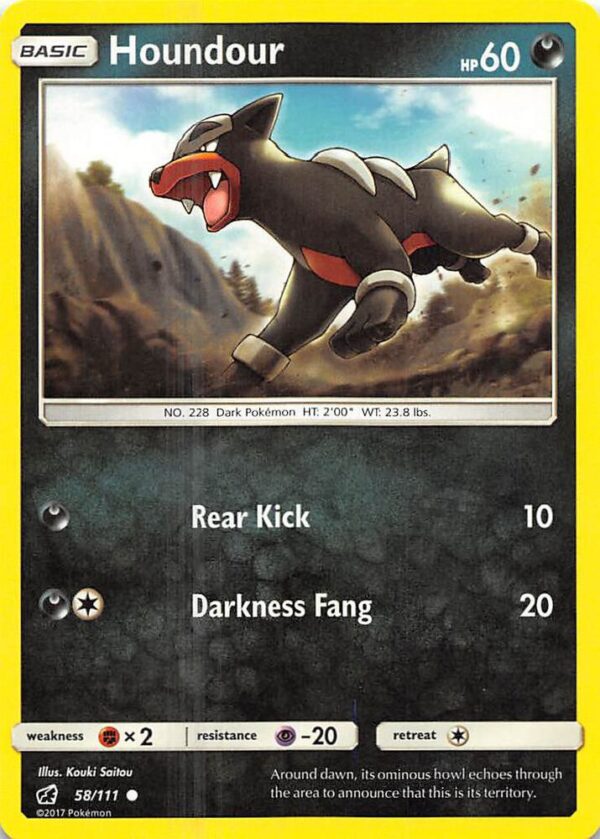 Houndour 58/111 Normal SM – Crimson Invasion
