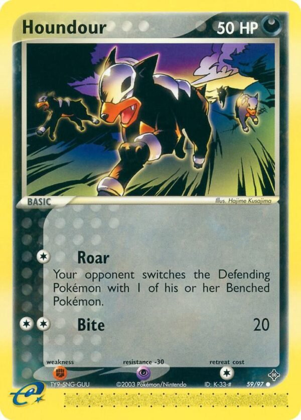 Houndour 59/97 Reverse Holofoil Dragon Houndour 59/97 Reverse Holofoil Dragon