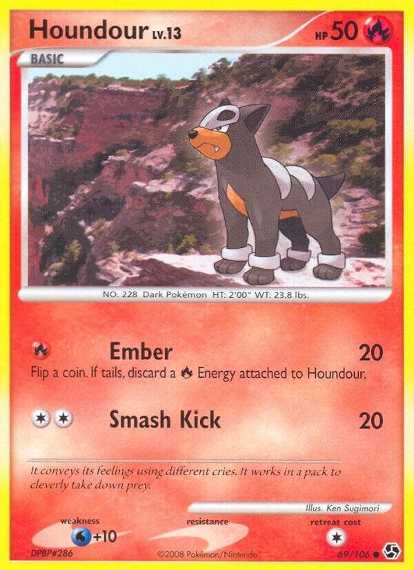 Houndour 69/106 Reverse Holofoil Great Encounters