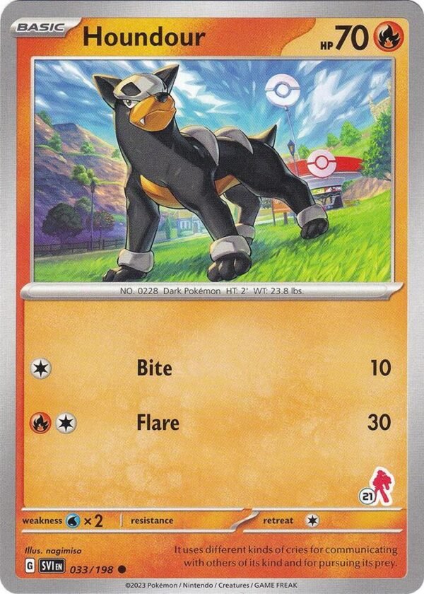 Houndour Armarouge 21 033/198 Normal Battle Academy 2024